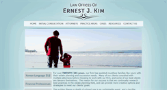 Desktop Screenshot of kimlawfirm.com